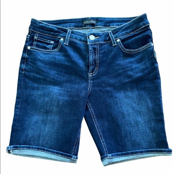 Silver Jean Shorts Suki Bermuda